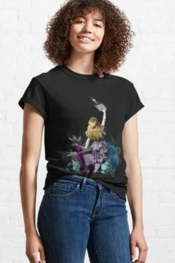 Gallery Serpentine Alice On Black Women's Classic T-shirt