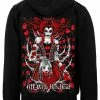 VampireFreaks Queen Of Hearts Hoodie [Zipper Or Pullover] -AKUMU INK shop 2 hoodie back resize