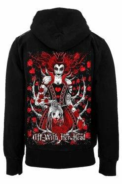 VampireFreaks Queen Of Hearts Hoodie [Zipper Or Pullover]
