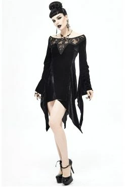 DEVIL FASHION Spirit Seer Velvet Dress -AKUMU INK shop 2qrfsfsdf