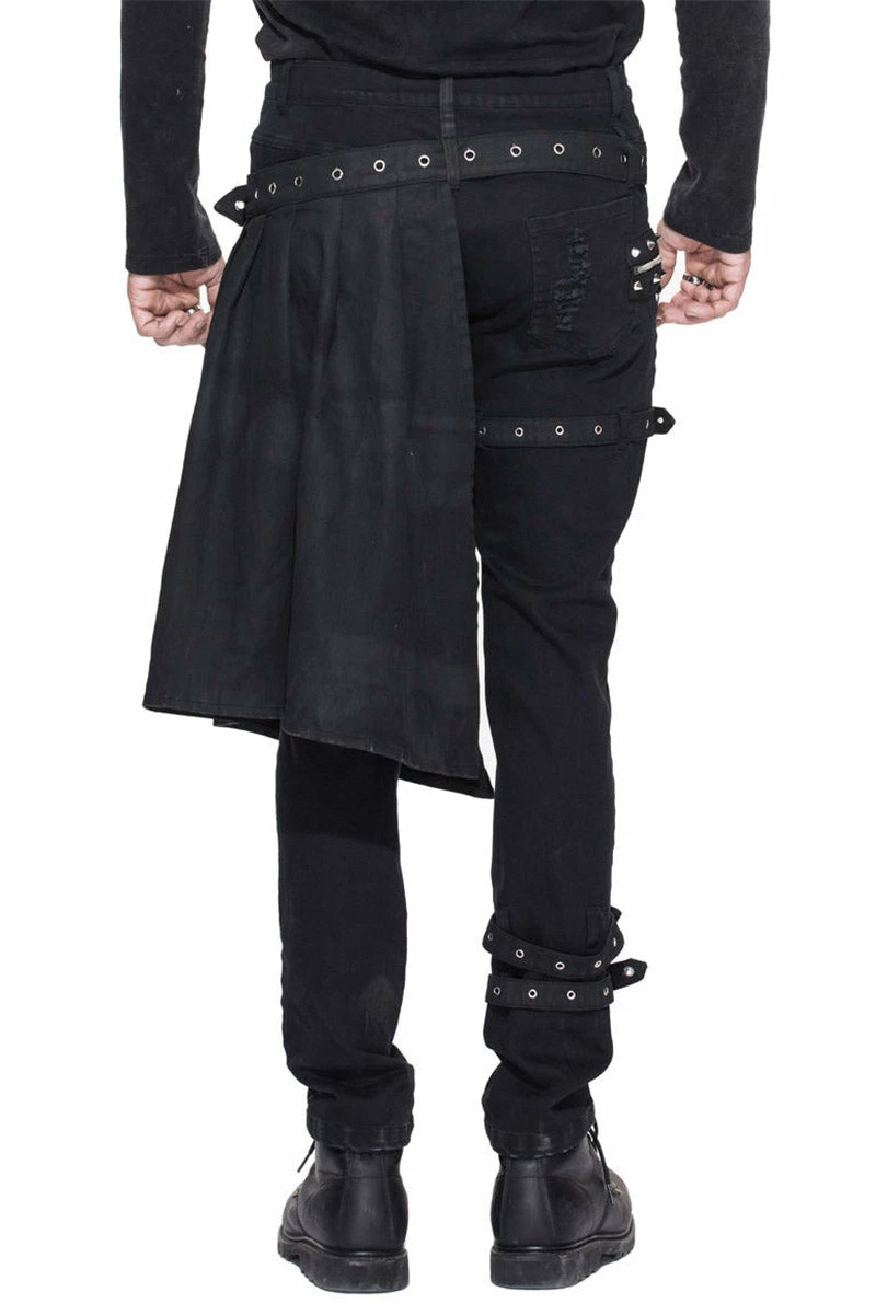 DEVIL FASHION Death Dealer Distressed Pants 11 DEVIL FASHION Death Dealer Distressed Pants - Image 9