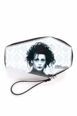 Rock Rebel Edward Scissorhands Fleur De Lis Coffin Wallet