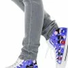 Gallery Serpentine Blue Kawaii Ninja Women's High Top Sneakers, FREE Shipping -AKUMU INK shop 3 3a0cefb0 44c0 44c7 ace3 accce08b19f2