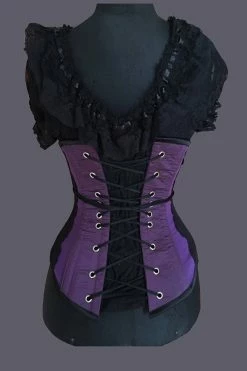 Gallery Serpentine Corsetry Purple Silk Shape Wear Corset, 20", One Only -AKUMU INK shop 3 3f5e84c8 6113 49ab 9b13 c91aba2f88a5