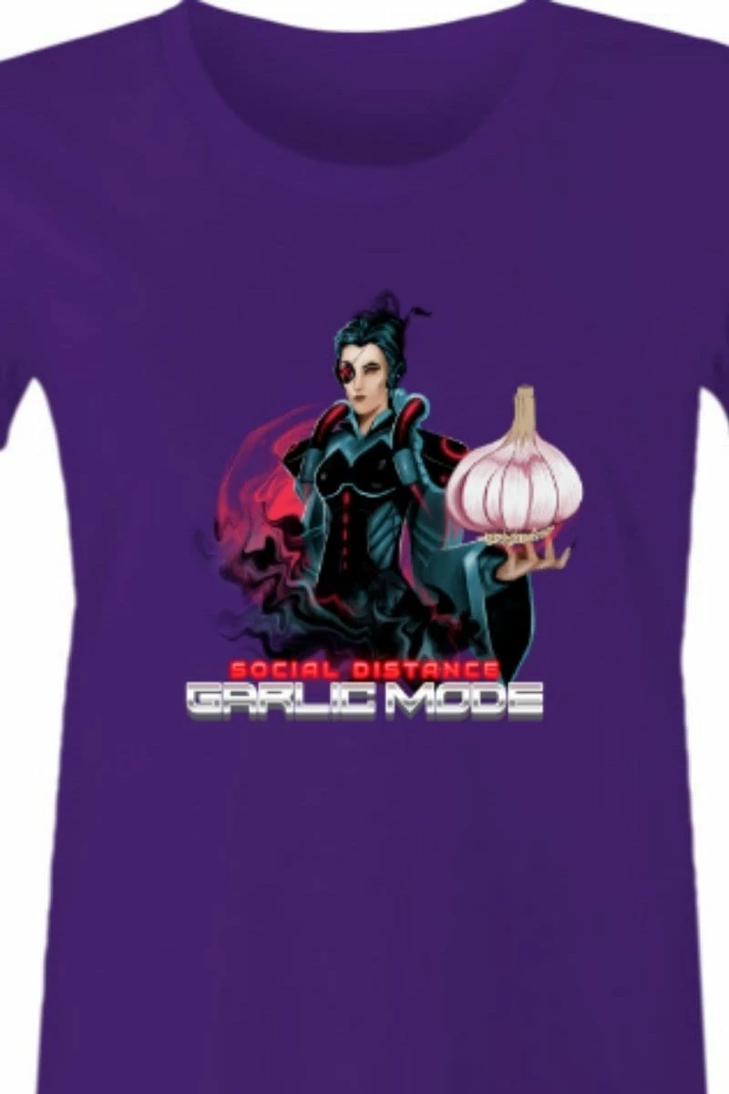 Gallery Serpentine Social Distance Garlic Mode Women's T-shirt 4 Gallery Serpentine Social Distance Garlic Mode Women's T-shirt - Image 2