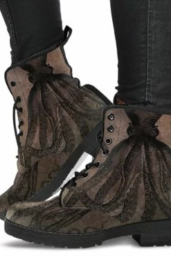 Gallery Serpentine Straight Up Kraken Desert Men's Vegan Boots, FREE Shipping