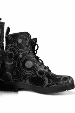 Gallery Serpentine Gallifreyan Vegan Women's Boots, FREE Shipping -AKUMU INK shop 3 b06c1d1f 92cb 4bec a27b 87080bfc3d2f