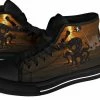 Gallery Serpentine Pirate Kraken Sunset, Men's Hi Tops, FREE Shipping -AKUMU INK shop 42