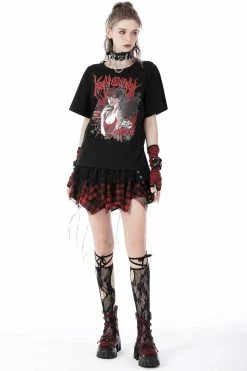 DARK IN LOVE Blood Oath Striped Arm Warmers -AKUMU INK shop 4444 e65f2379 b73f 43e5 9b1a 0b09eaaa151b