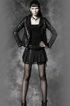 PUNK RAVE Diabolical Pleated Mini Skirt 14 PUNK RAVE Diabolical Pleated Mini Skirt -AKUMU INK shop 4544utruj