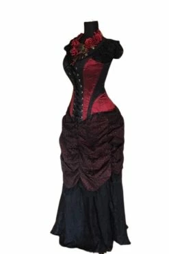 Gallery Serpentine Corsetry Ruby Turn Of The Century Corset, Front Laced, Custom Sized