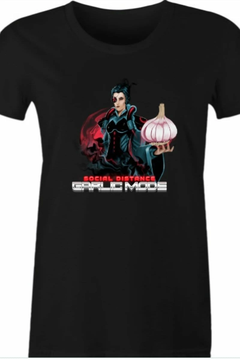 Gallery Serpentine Social Distance Garlic Mode Women's T-shirt 6 Gallery Serpentine Social Distance Garlic Mode Women's T-shirt - Image 4