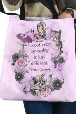 Gallery Serpentine Alice In Wonderland Quote - Tote Bag
