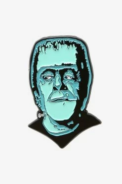 Rock Rebel Herman Munster Enamel Pin [Glows In The Dark] -AKUMU INK shop 546465