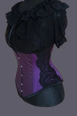 Gallery Serpentine Corsetry Purple Silk Shape Wear Corset, 20", One Only