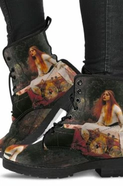 Gallery Serpentine Lady Of Shalott, Vegan Women's Boots, FREE Shipping