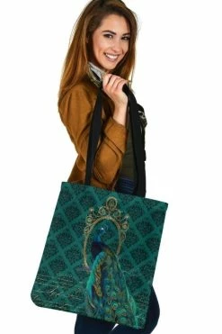 Gallery Serpentine Jewelled Peacock - Cloth Tote Bag 12 Gallery Serpentine Jewelled Peacock - Cloth Tote Bag -AKUMU INK shop 5 f7af99f8 2d06 4c3d a060 d97cfdb9cce8