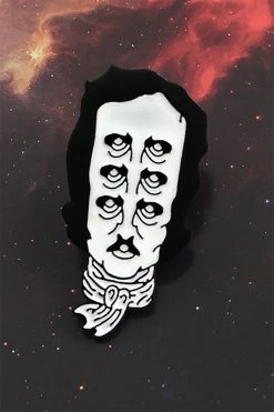 Catalyst Possessed Poet Edgar Allan Poe Enamel Pin