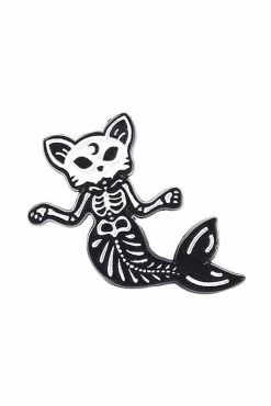 Catalyst Dead Mermaid Cat Enamel Pin