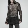 PUNK RAVE Doom Metal Shredded Top [UNISEX] -AKUMU INK shop 63d35f3ed2