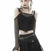 DARK IN LOVE School Skullstice Mesh Mini Skirt -AKUMU INK shop 666666 7a6beb04 8502 4eb8 9a7b c06e30377fe6