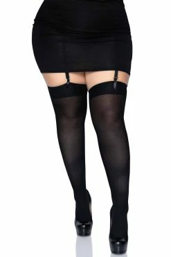 LEG AVENUE Shadowcaster Knee High Socks [PLUS SIZE] -AKUMU INK shop 6672Q00107 main
