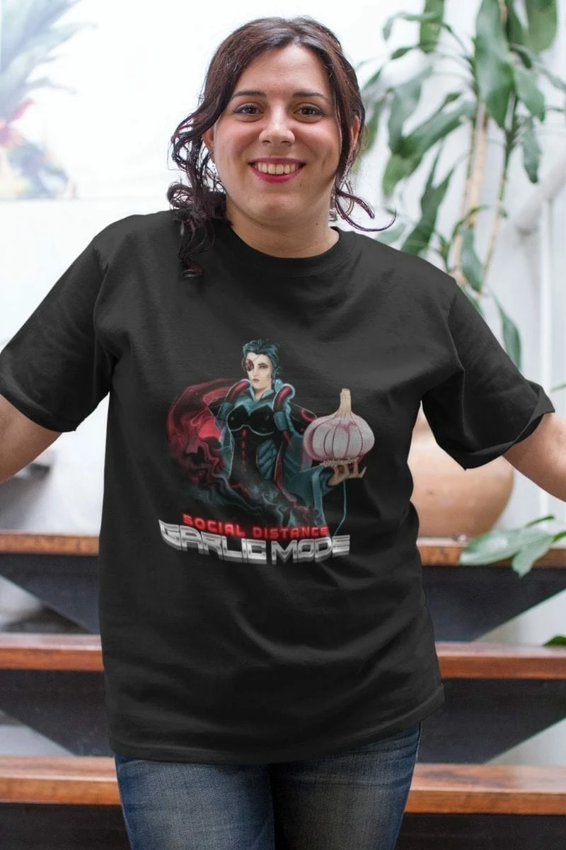 Gallery Serpentine Social Distance Garlic Mode Women's T-shirt 3 Gallery Serpentine Social Distance Garlic Mode Women's T-shirt