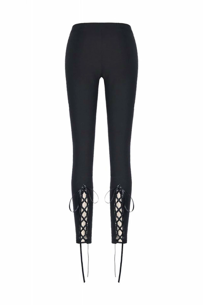 DARK IN LOVE Floral Witch Lace-Up Leggings 8 DARK IN LOVE Floral Witch Lace-Up Leggings - Image 6