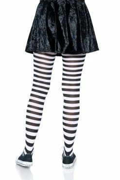 LEG AVENUE Striped Tights [Various Colors] -AKUMU INK shop 7100 02 007copy