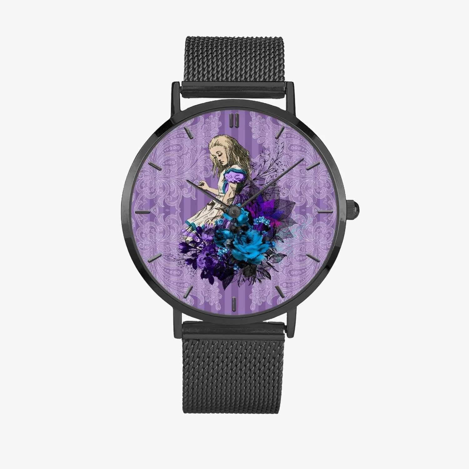 Gallery Serpentine Purple Alice In Wonderland Watch 10 Gallery Serpentine Purple Alice In Wonderland Watch - Image 8