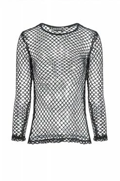 DARK IN LOVE Late For My Funeral Fishnet Top -AKUMU INK shop 72bec91aae173136fca652a59af475bb.image .666x1000