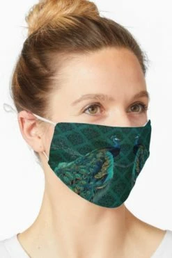 Gallery Serpentine Jewelled Peacock -Mask