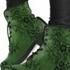 Gallery Serpentine Green Black Lace, Vegan Boots, FREE Shipping -AKUMU INK shop 7 5faa6a03 bf29 4f14 80ea 137a3a64b367