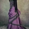 Gallery Serpentine Amethyst Victorian Skirt -AKUMU INK shop 800gothicvictoriansteampunkweddingskirt jpg