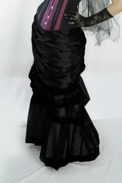 Gallery Serpentine Ebony Victorian Skirt, Made To Order -AKUMU INK shop 800x1200 Victorian Skirt