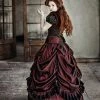 Gallery Serpentine Dragons Blood Wedding Dress -AKUMU INK shop 800x1200 taffeta Viletta Ensemble