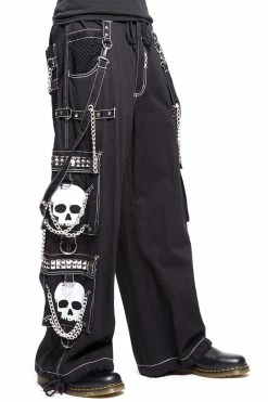 TRIPP NYC Tripp Super Skull Pants [Black/White] -AKUMU INK shop AF3770M BLKWHTSKULL S