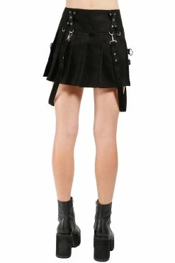 Tripp NYC Super D-Ring Skirt [Black] -AKUMU INK shop AF4065 BLK B 1000x db54e1a2 6ba9 4b44 9361 d82a3e538463