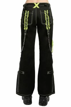 TRIPP NYC Lolita Dark Street Pants [Black/Lime Green] -AKUMU INK shop AF4380 BLACKLIME B 1000x b4c212d9 cb2b 432a 899c 22be0933d155