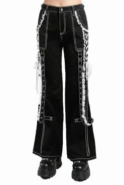 TRIPP NYC Lolita Dark Street Pants [Black/White]