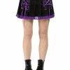 TRIPP NYC Lolita Pleated Skirt [Black/Purple] -AKUMU INK shop AF4386 BLKPURP F 1000x 316000cc 6473 4073 86aa 8ce83e8bb0fe