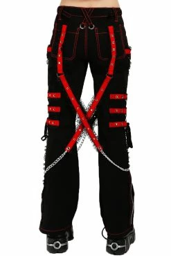 TRIPP NYC Tripp Midnight Dark Street Chain Pants [Black/Red] -AKUMU INK shop AF4423 BLKRED B 1000x 8704519b a798 47b3 b0c6 9e44c2d08ce6
