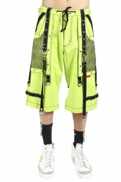 TRIPP NYC Tripp Symbol Pants [Lime] -AKUMU INK shop AF7015M LIME ZIP SHORTS 1000x 52efad64 c8c0 4242 992f 8b1202c9da02