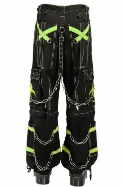 TRIPP NYC Tripp Biohazard Zip Off Pants [Black/Lime] -AKUMU INK shop AF7049M BLKLIME B1 1000x e5f8f5a6 4f58 47d0 96f8 7e81718baf99