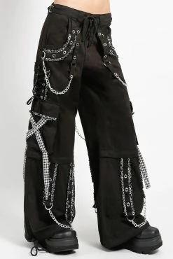 Tripp NYC Peep Dark Street Pants [BLACK/WHITE] -AKUMU INK shop AF7123 BLKWHT S 1000x 658ee417 689f 4b96 840b 8eda9f5fafa2