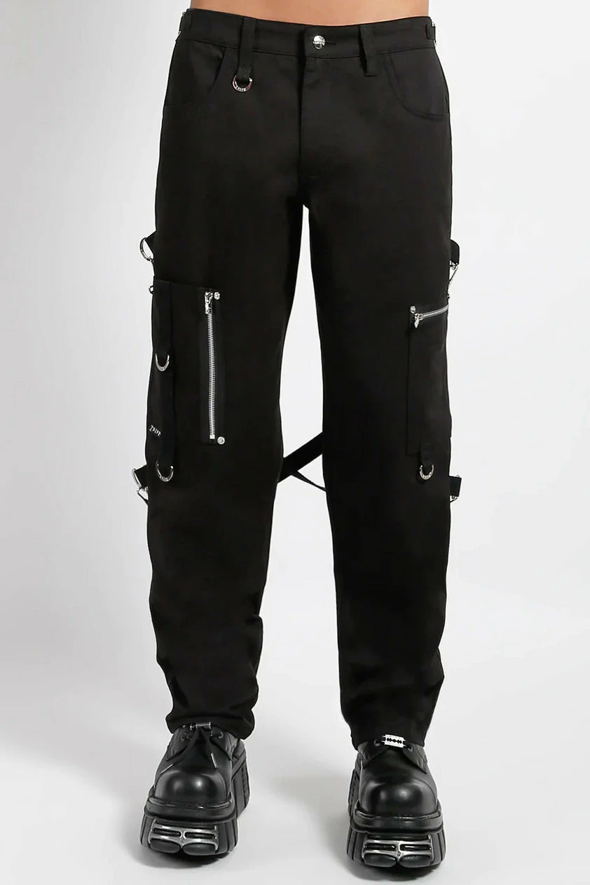 Tripp NYC Skate Punk Bondage Pants Black 3 Tripp NYC Skate Punk Bondage Pants Black