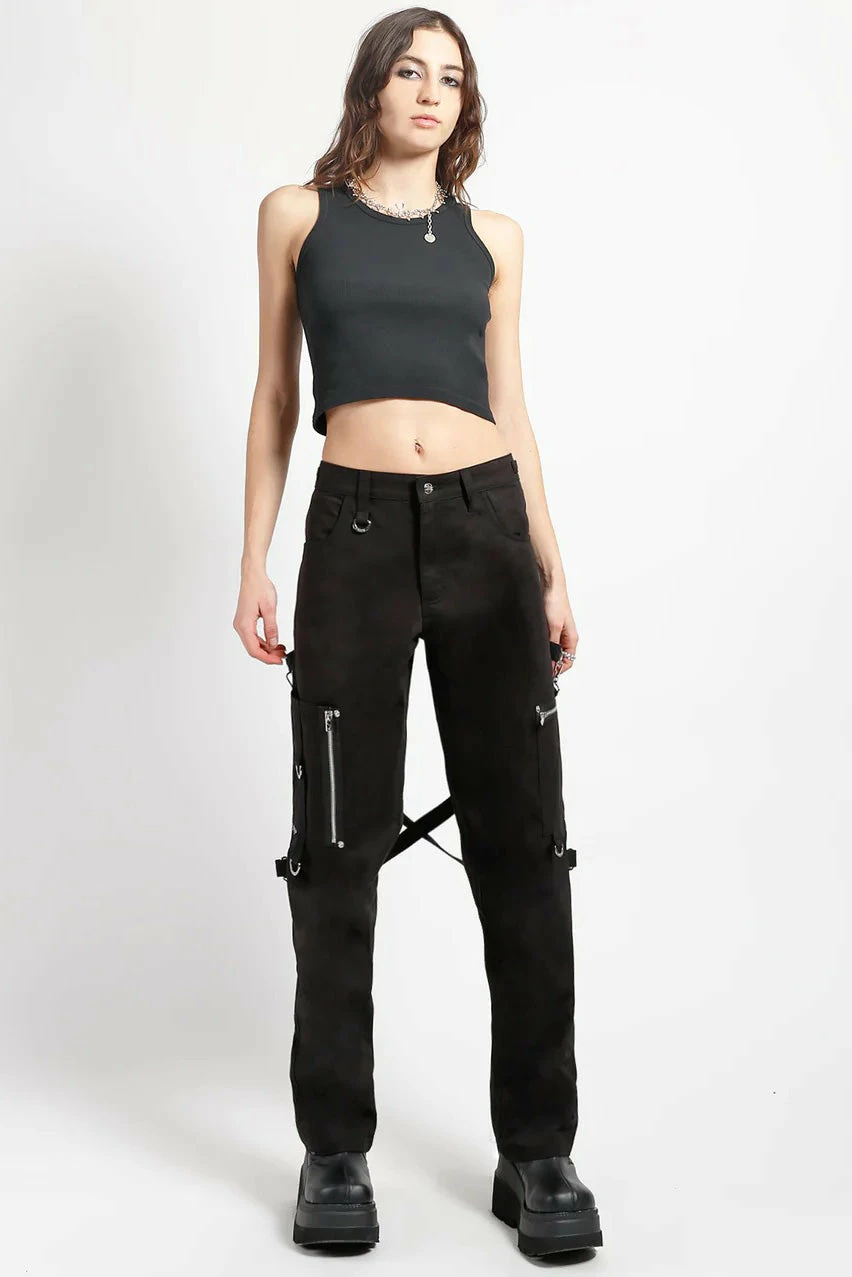 Tripp NYC Skate Punk Bondage Pants Black 7 Tripp NYC Skate Punk Bondage Pants Black - Image 5