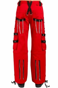 TRIPP NYC Tripp Dark Cuff Pants [Red] -AKUMU INK shop AF7240M RED B