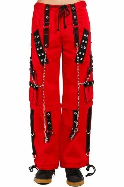 TRIPP NYC Tripp Dark Cuff Pants [Red]