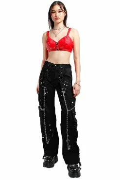 TRIPP NYC Tripp Dark Cuff Pants [Black] -AKUMU INK shop AF7240 BLKBLK FULL 1000x 0dae8702 68c3 44b7 b88e 98ae177a6694